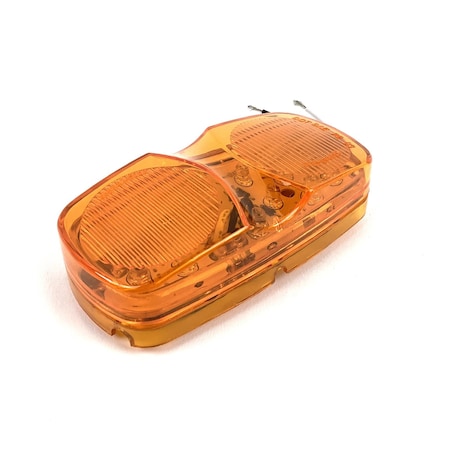 Truck-Lite Signal-Stat, Led, Yellow Rectangular, 16 Diode, Marker Clearance Light, P2, 2 Screw 2660A-3